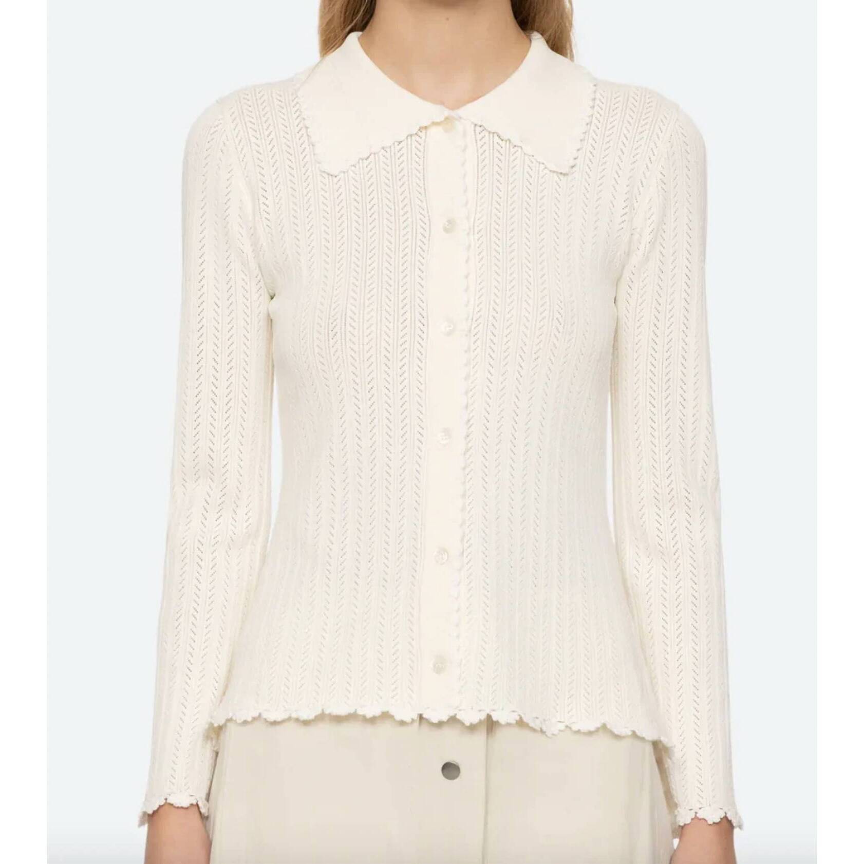 New Sea Abbie Cardigan In Cream